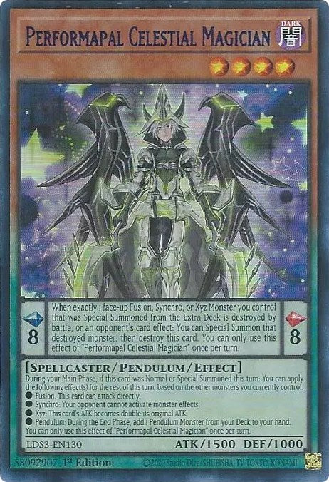 Performapal Celestial Magician (Blue) [LDS3-EN130] Ultra Rare | The CG Realm