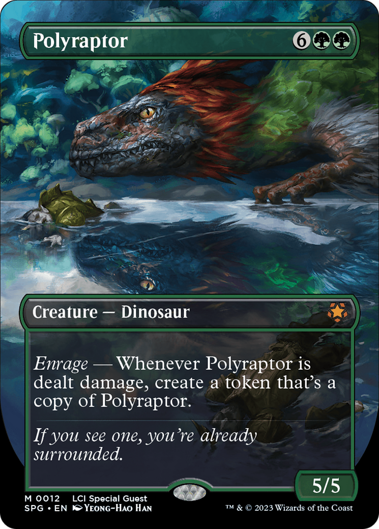 Polyraptor (Borderless) [The Lost Caverns of Ixalan Special Guests] | The CG Realm