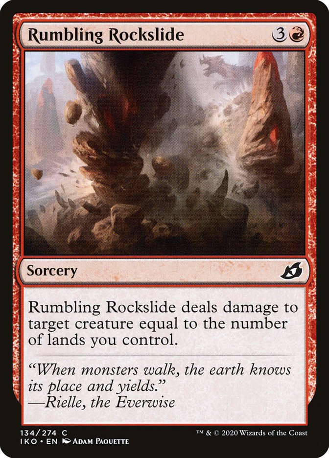 Rumbling Rockslide [Ikoria: Lair of Behemoths] | The CG Realm