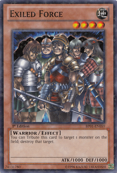 Exiled Force [BP01-EN059] Starfoil Rare | The CG Realm