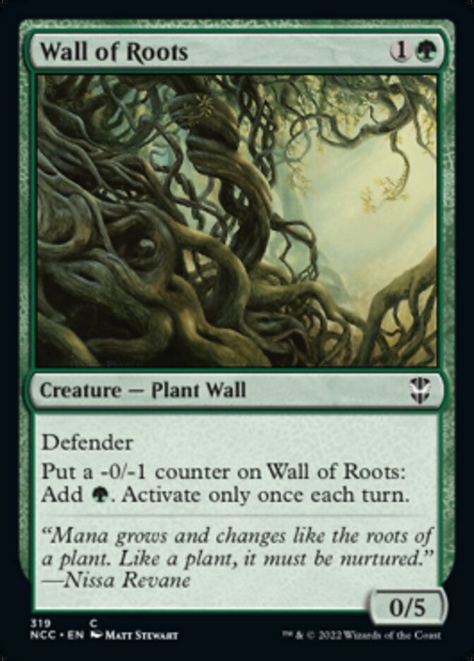 Wall of Roots [Streets of New Capenna Commander] | The CG Realm