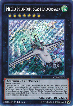 Mecha Phantom Beast Dracossack [MP14-EN030] Secret Rare | The CG Realm