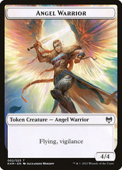 Treasure // Angel Warrior Double-Sided Token [Kaldheim Tokens] | The CG Realm