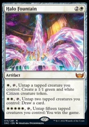 Halo Fountain (Promo Pack) [Streets of New Capenna Promos] | The CG Realm