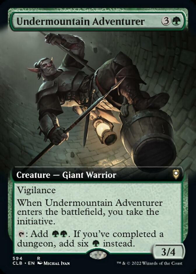 Undermountain Adventurer (Extended Art) [Commander Legends: Battle for Baldur's Gate] | The CG Realm