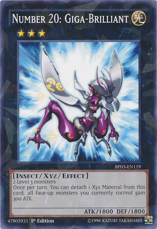 Number 20: Giga-Brilliant [BP03-EN119] Shatterfoil Rare | The CG Realm