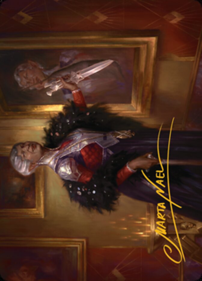 Evelyn, the Covetous Art Card (Gold-Stamped Signature) [Streets of New Capenna Art Series] | The CG Realm