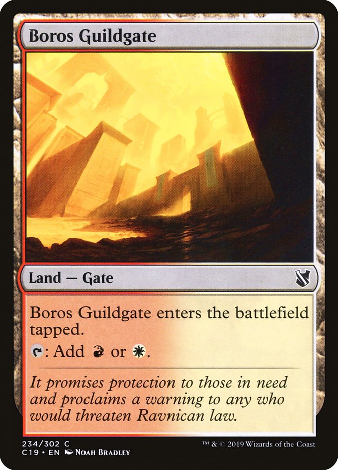 Boros Guildgate [Commander 2019] | The CG Realm