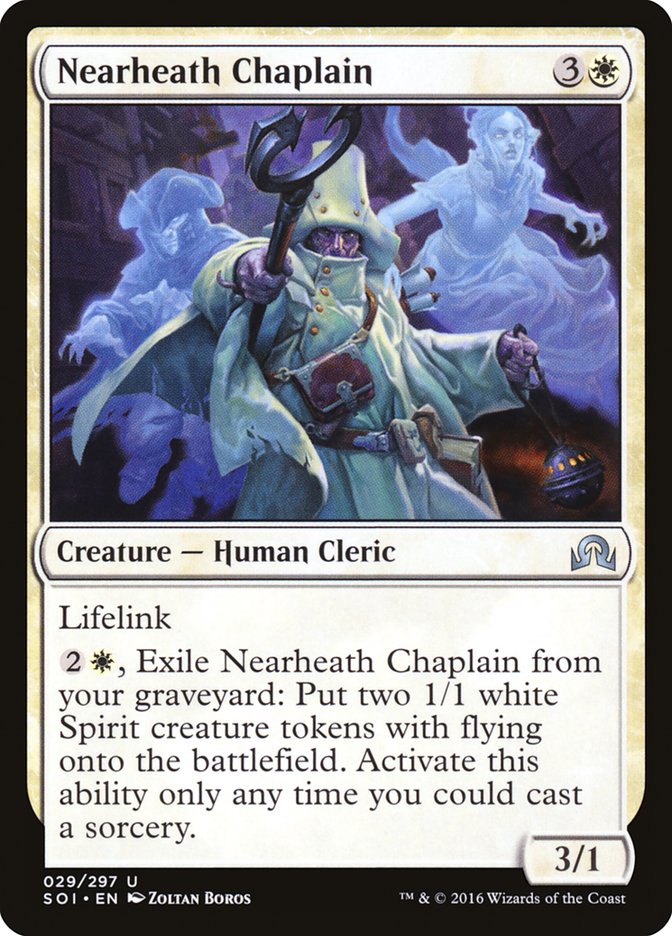 Nearheath Chaplain [Shadows over Innistrad] | The CG Realm