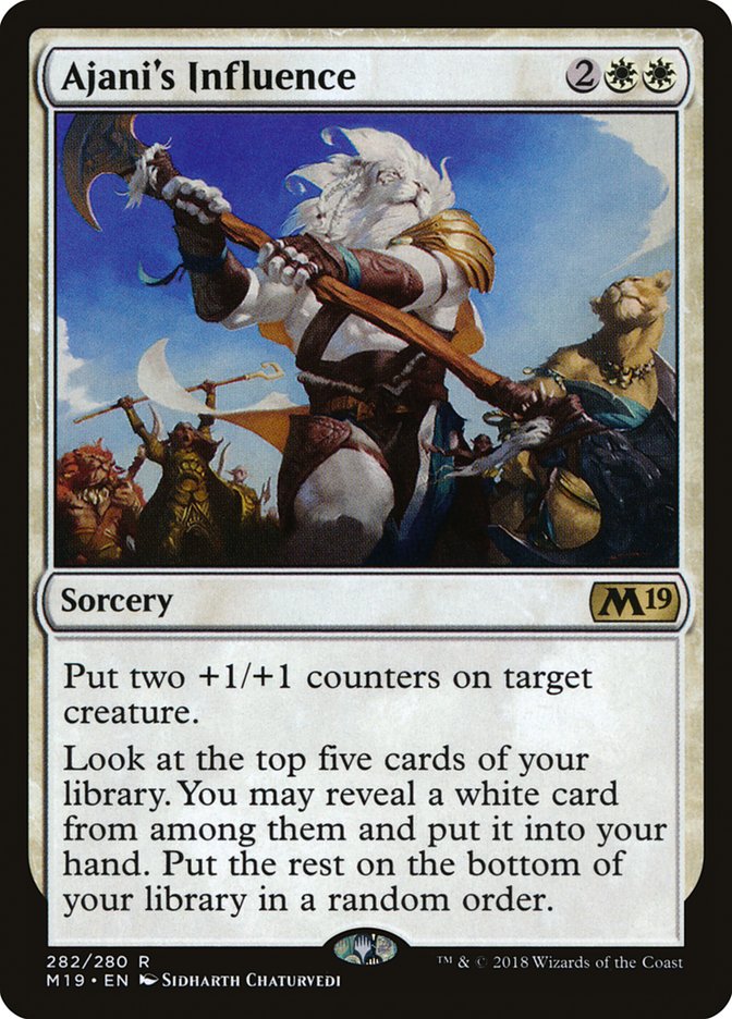 Ajani's Influence [Core Set 2019] | The CG Realm