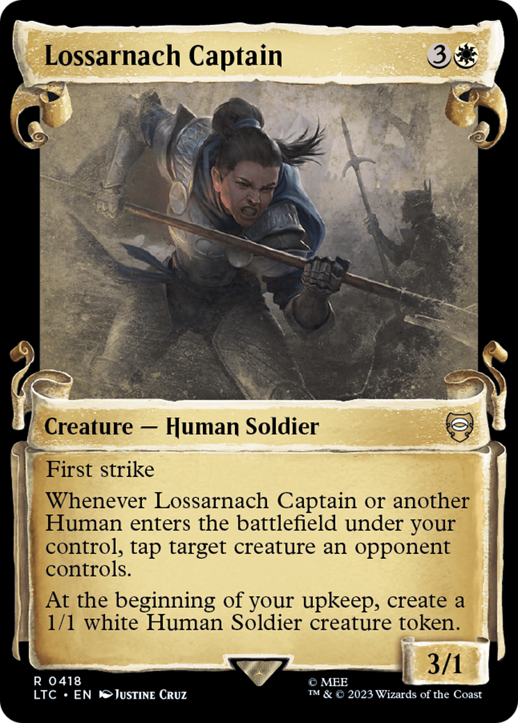 Lossarnach Captain [The Lord of the Rings: Tales of Middle-Earth Commander Showcase Scrolls] | The CG Realm