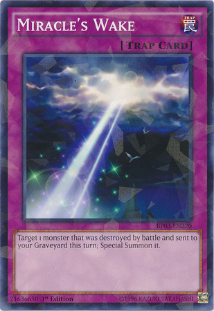 Miracle's Wake [BP03-EN220] Shatterfoil Rare | The CG Realm