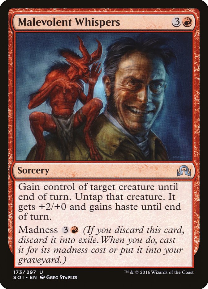 Malevolent Whispers [Shadows over Innistrad] | The CG Realm