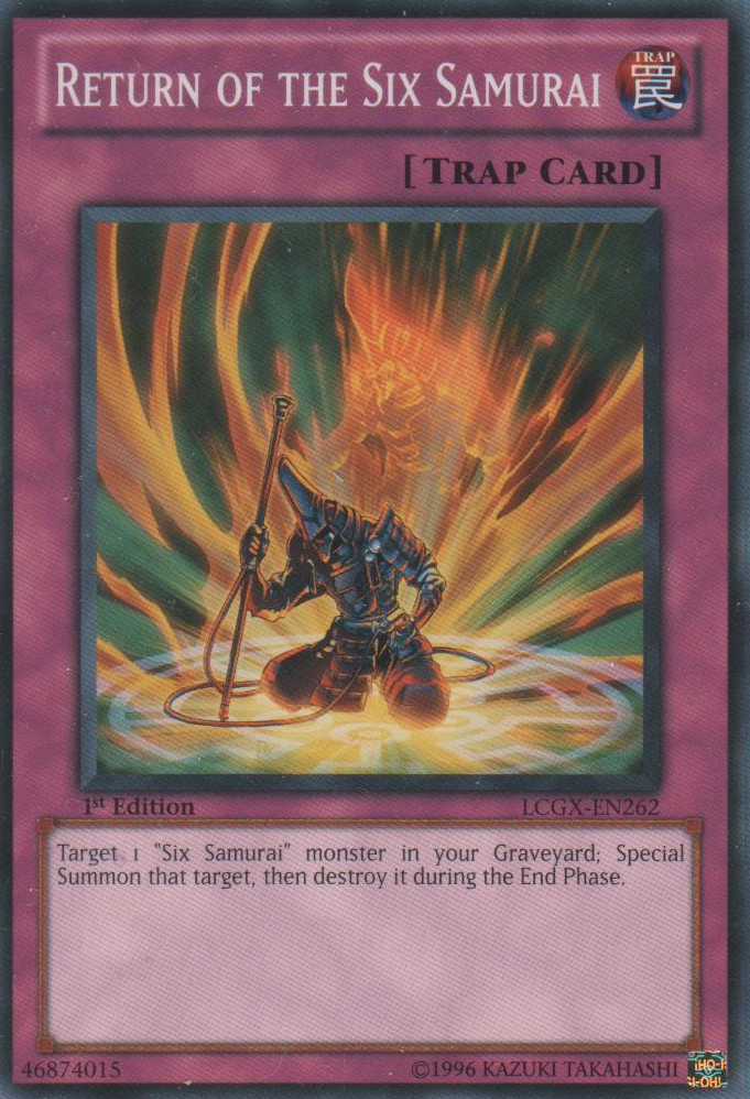 Return of the Six Samurai [LCGX-EN262] Common | The CG Realm