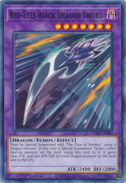 Red-Eyes Black Dragon Sword [DLCS-EN063] Common | The CG Realm