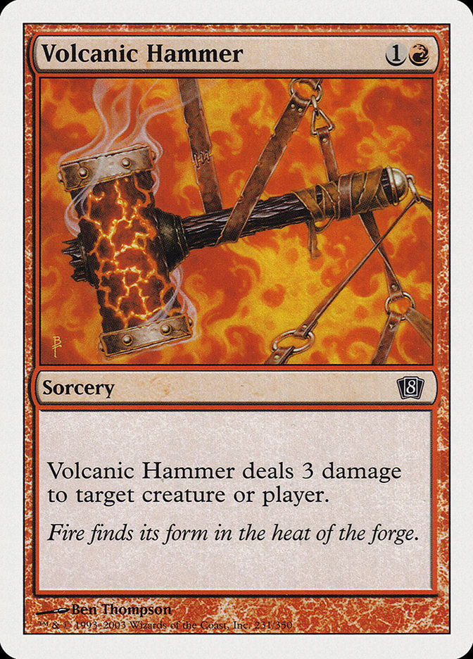 Volcanic Hammer [Eighth Edition] | The CG Realm