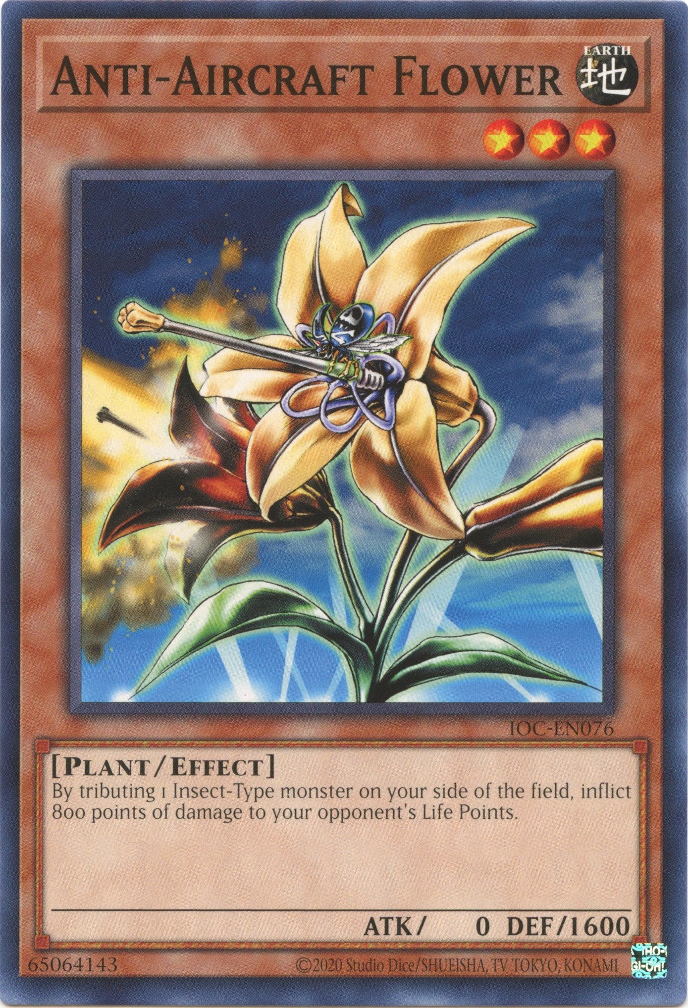 Anti-Aircraft Flower (25th Anniversary) [IOC-EN076] Common | The CG Realm