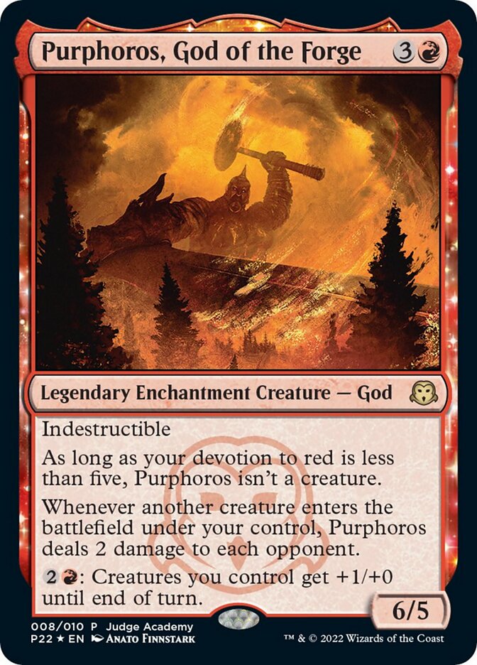 Purphoros, God of the Forge [Judge Gift Cards 2022] | The CG Realm