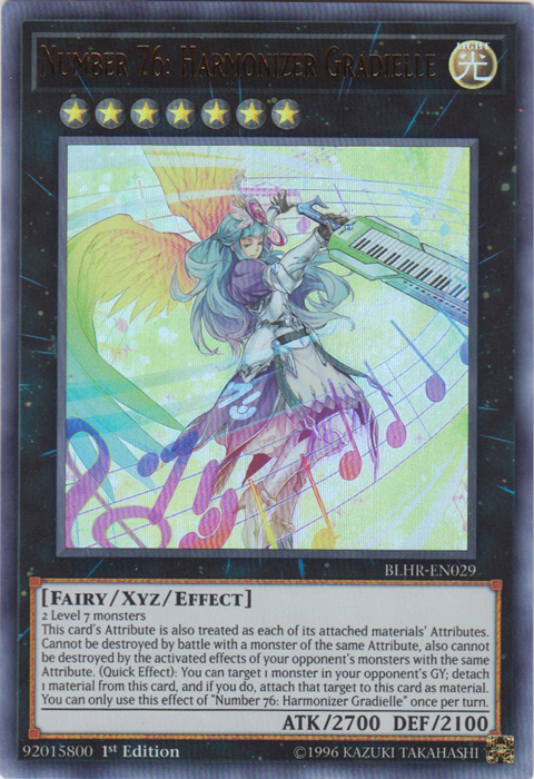 Number 76: Harmonizer Gradielle [BLHR-EN029] Ultra Rare | The CG Realm