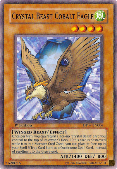 Crystal Beast Cobalt Eagle [DP07-EN006] Common | The CG Realm