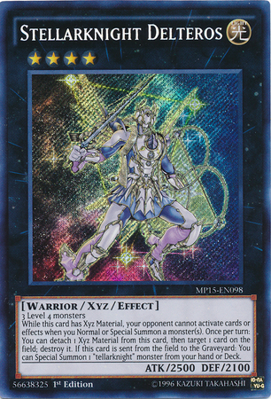 Stellarknight Delteros [MP15-EN098] Secret Rare | The CG Realm