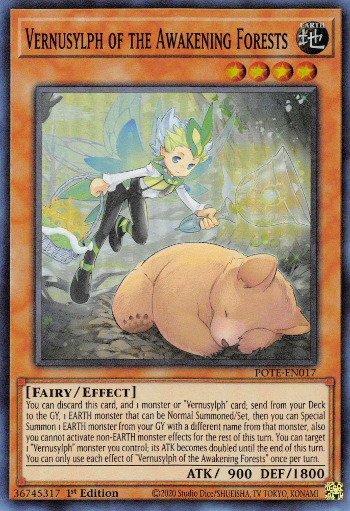 Vernusylph of the Awakening Forests [POTE-EN017] Super Rare | The CG Realm