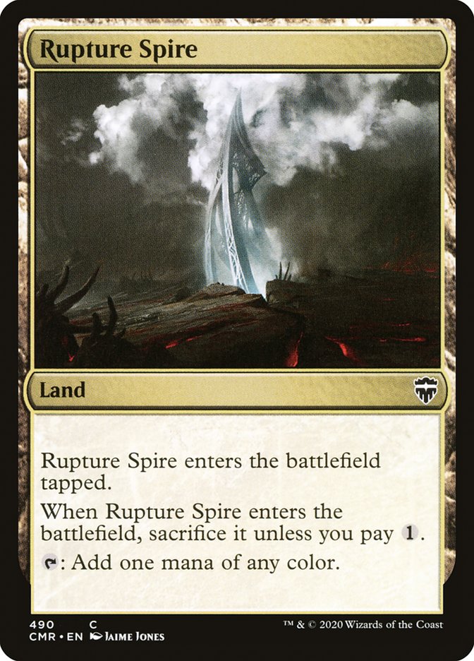 Rupture Spire (490) [Commander Legends] | The CG Realm