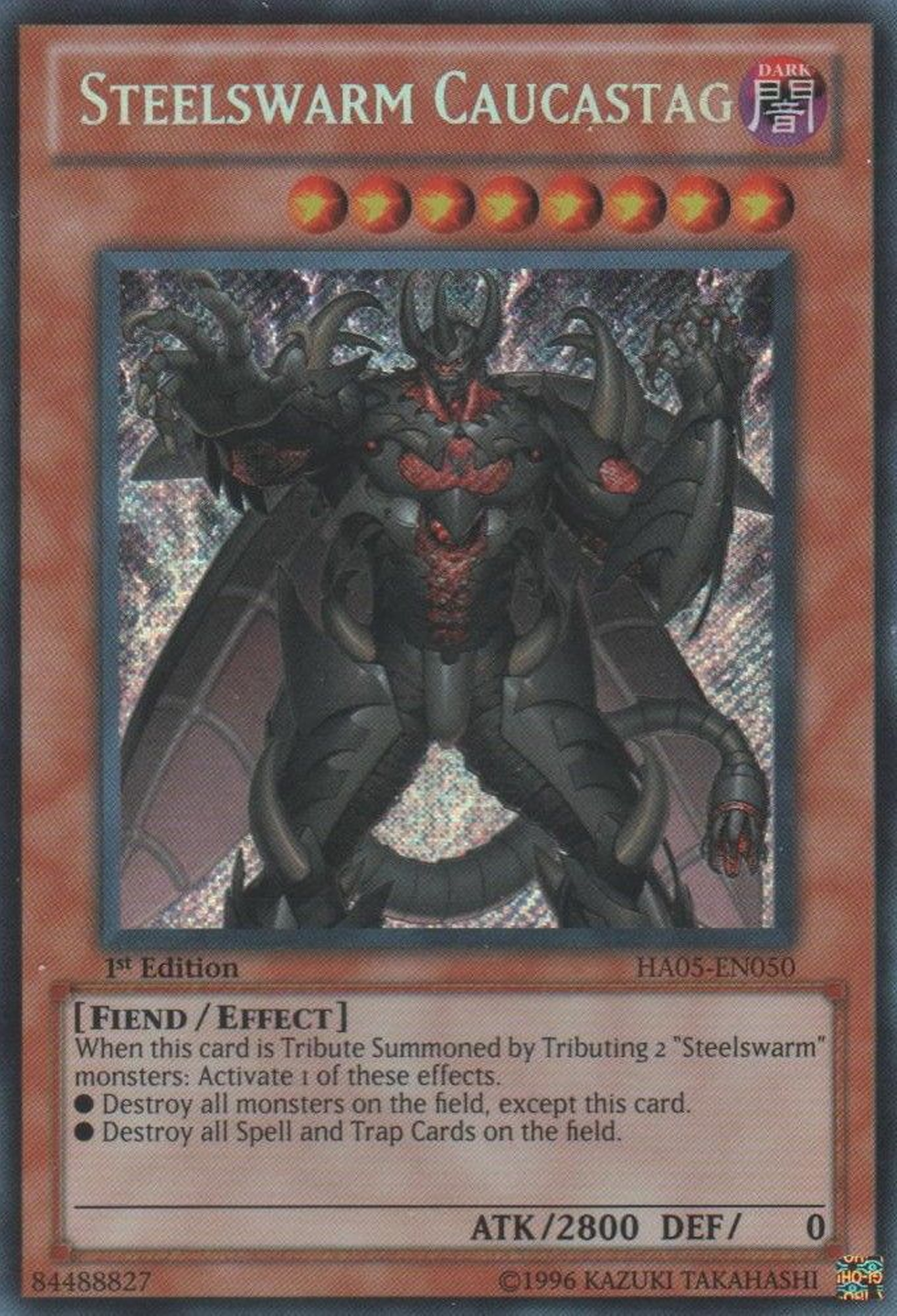 Steelswarm Caucastag [HA05-EN050] Secret Rare | The CG Realm