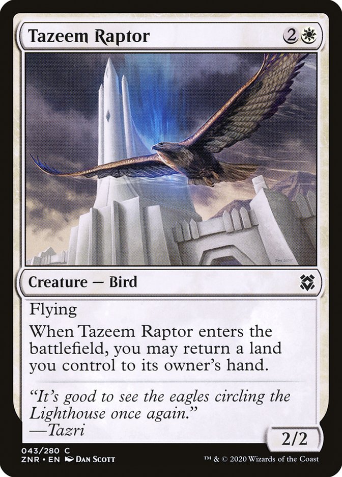 Tazeem Raptor [Zendikar Rising] | The CG Realm