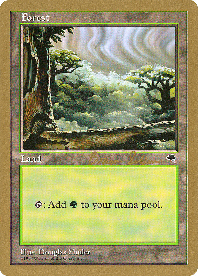 Forest (bs349) (Brian Selden) [World Championship Decks 1998] | The CG Realm