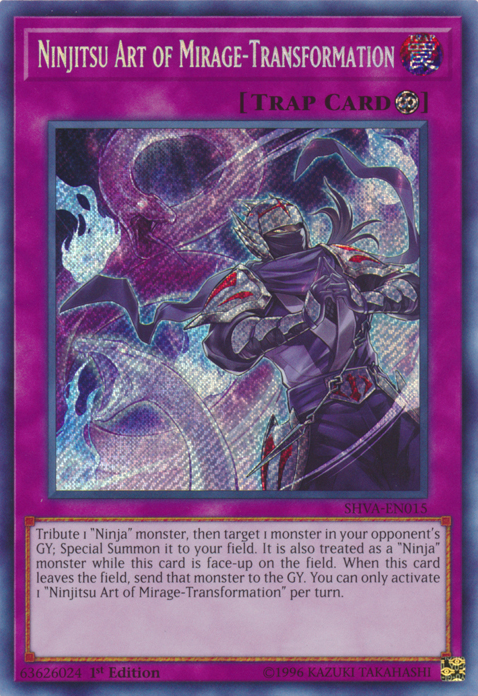 Ninjitsu Art of Mirage-Transformation [SHVA-EN015] Secret Rare | The CG Realm