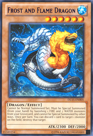 Frost and Flame Dragon (Purple) [DL15-EN005] Rare | The CG Realm