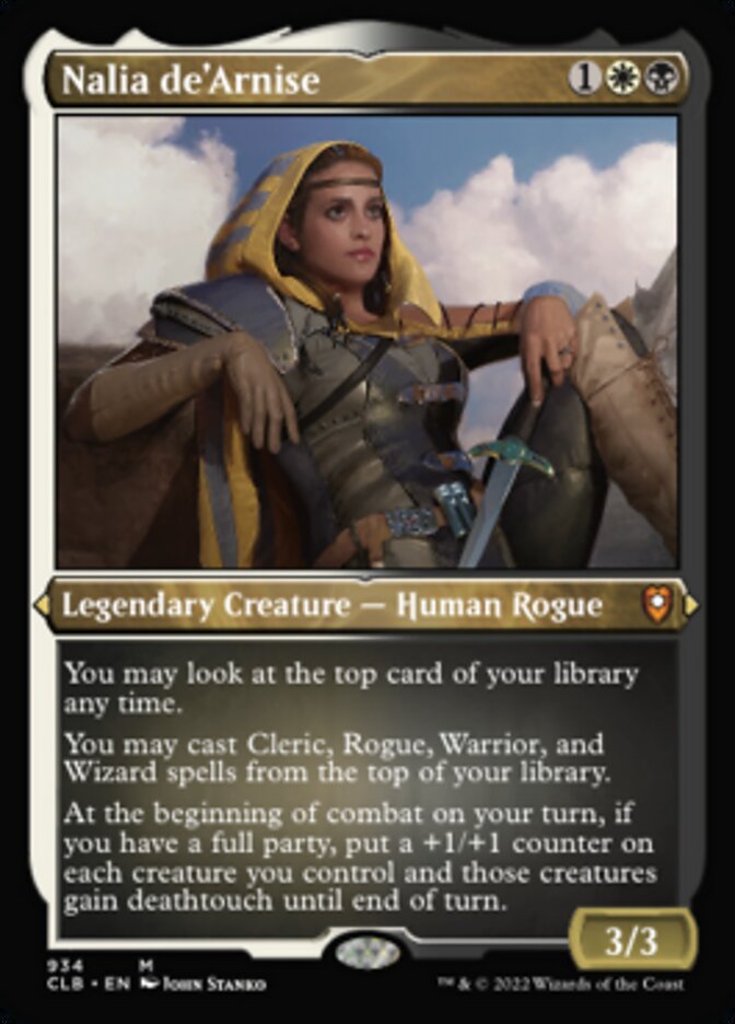 Nalia de'Arnise (Display Commander) (Foil Etched) [Commander Legends: Battle for Baldur's Gate] | The CG Realm