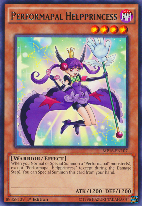 Performapal Helpprincess [MP16-EN107] Rare | The CG Realm