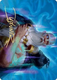 Alrund, God of the Cosmos Art Card (Gold-Stamped Signature) [Kaldheim Art Series] | The CG Realm