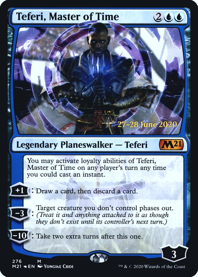 Teferi, Master of Time (276) [Core Set 2021 Prerelease Promos] | The CG Realm