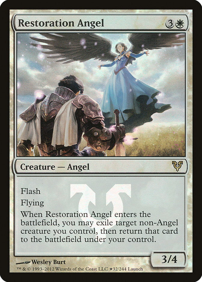 Restoration Angel (Launch) [Avacyn Restored Prerelease Promos] | The CG Realm