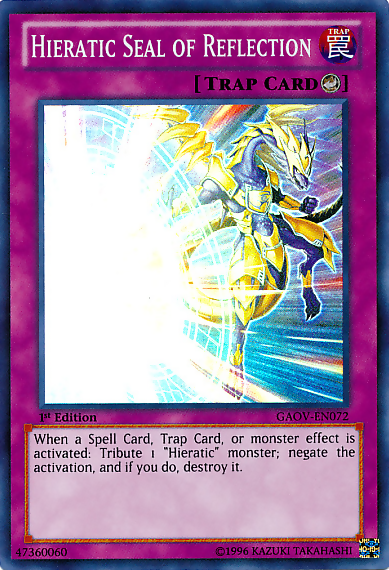 Hieratic Seal of Reflection [GAOV-EN072] Super Rare | The CG Realm