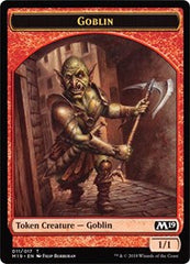 Goblin // Thopter Double-Sided Token (Game Night) [Core Set 2019 Tokens] | The CG Realm