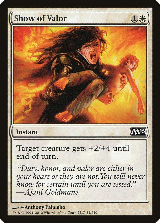 Show of Valor [Magic 2013] | The CG Realm