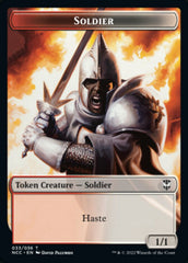 Soldier (33) // Devil Double-Sided Token [Streets of New Capenna Commander Tokens] | The CG Realm