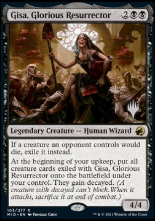 Gisa, Glorious Resurrector (Promo Pack) [Innistrad: Midnight Hunt Promos] | The CG Realm