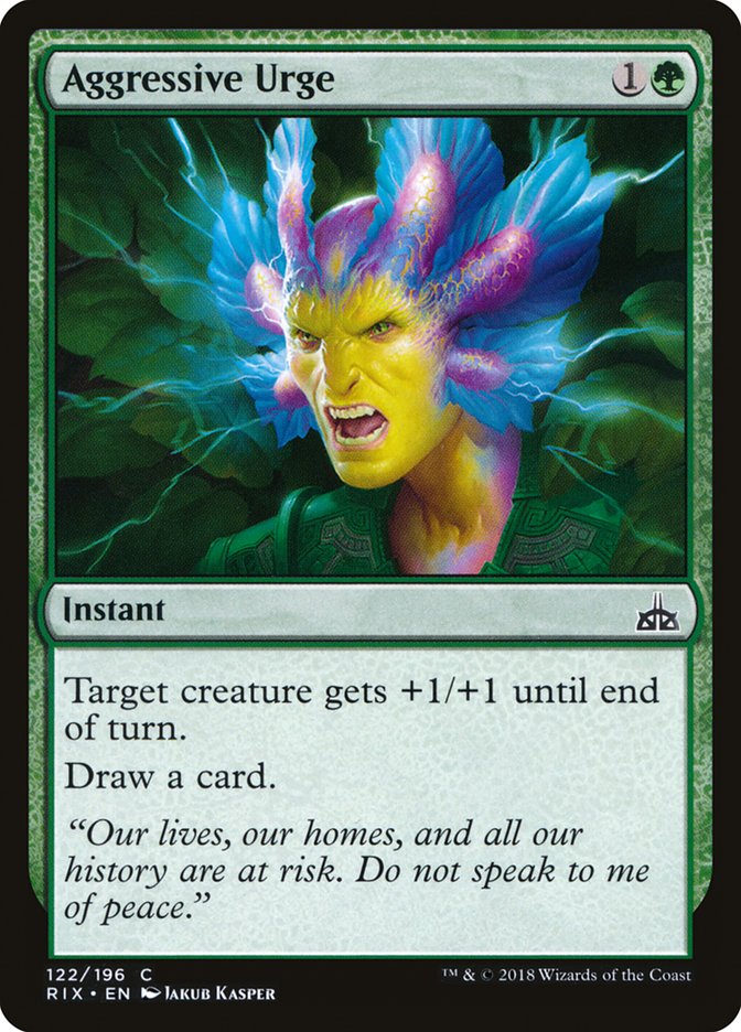 Aggressive Urge [Rivals of Ixalan] | The CG Realm