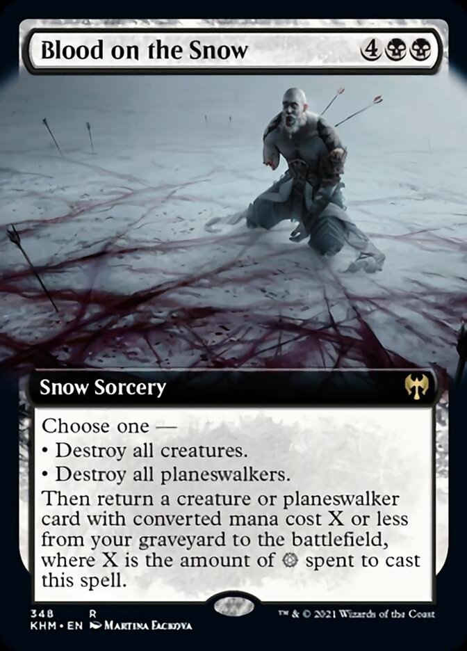 Blood on the Snow (Extended Art) [Kaldheim] | The CG Realm