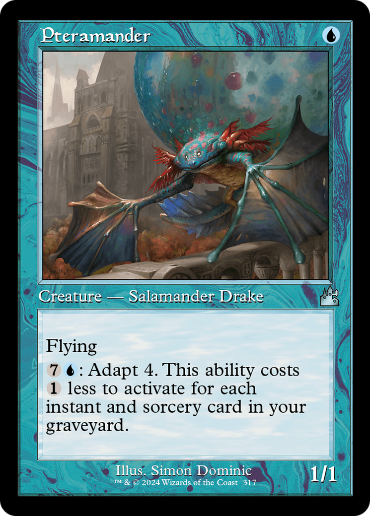 Pteramander (Retro Frame) [Ravnica Remastered] | The CG Realm