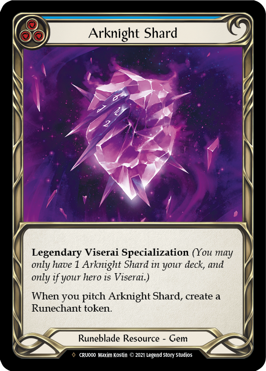 Arknight Shard [U-CRU000] (Crucible of War Unlimited)  Unlimited Rainbow Foil | The CG Realm