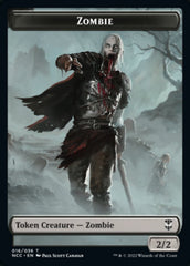 Zombie // Drake Double-Sided Token [Streets of New Capenna Commander Tokens] | The CG Realm