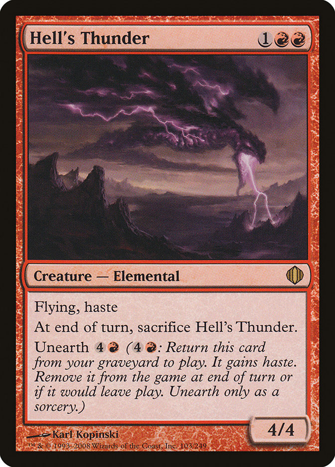 Hell's Thunder [Shards of Alara] | The CG Realm