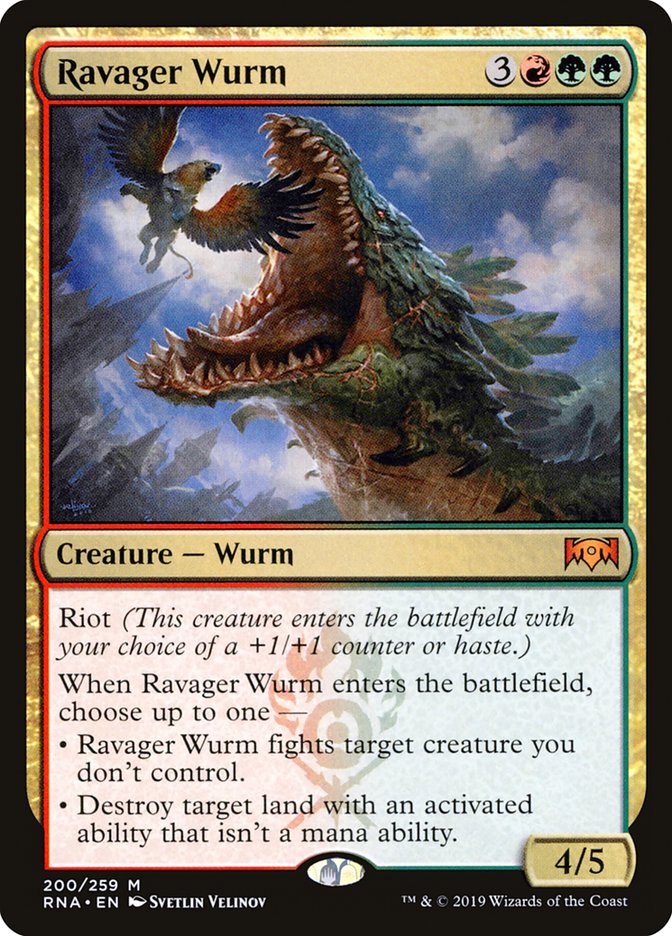 Ravager Wurm [Ravnica Allegiance] | The CG Realm