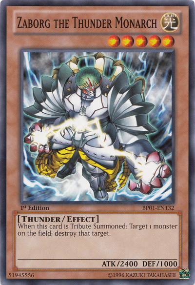 Zaborg the Thunder Monarch [BP01-EN132] Common | The CG Realm